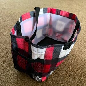Small plaid tote